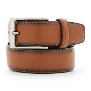 Perry Ellis Portfolio Men's Leather Dress Belt- Size 34